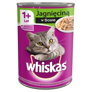WHISKAS PUSZKA JAGNIĘCINA W SOSIE 400 G