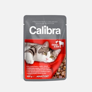 CALIBRA CAT NEW PREMIUM CHICKEN & BEEF 100 G ( kot kurczak wołowina ) 100364