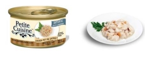 PETITE CUISINE PUSZKA DLA KOTA PIERSI Z KURCZAKA Z MARCHWIĄ Z DODATKIEM BATATÓW 85 G