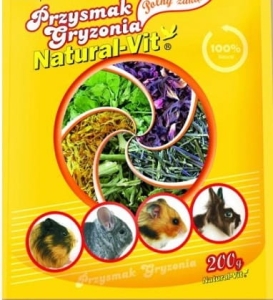 NATURAL-VIT PRZYSMAK DLA GRYZONI POLNY ZAKĄTEK 200 G