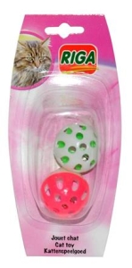 RIGA PIŁECZKI PLASTIKOWE - GRZECHOTKI 2 SZT