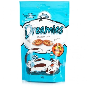 DREAMIES PRZYSMAK Z ŁOSOSIEM DLA KOTA 60 G 
