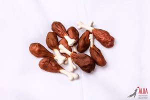 W2647 Drumstick z mięsem kurczaka WANT 250 g ( pies przekąska gryzak dental )
