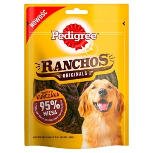 PEDIGREE RANCHOS KURCZAK 70 G ( pies gryzak przekąska dental czyścik )