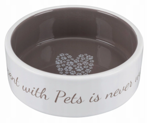 TRIXIE 25054 Miska Pets Home 800 ml szara ( pies kot gryzonie gady )