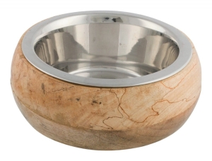 Trixie Miska Z Drewnianą Podstawą 16 cm TX-24825 ( pies kot poidło )
