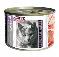 SUPER BENEK MEAT PUSZKA DLA KOTA JAGNIĘCINA Z DROBIEM 195 g ( koty )