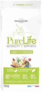 PNF PURE LIFE PIES LIGHT / STERILIZED 12 KG ( otyłość nadwaga kastraty )