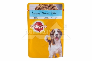 PEDIGREE Z JAGNIĘCINĄ W GALARETCE 100G ( pies saszetka )