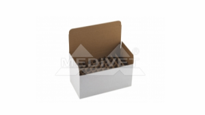 KARTONIK DO PROBÓWEK NA 50 SZT. WYS.120 MM (1 SZTUKA diagnostyka transportowanie )