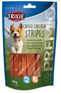 TRIXIE 31586 Snacki Paski serowe z kurczaka 100 g
