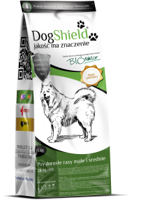 DOGSHIELD PSY DOROSŁE RASA MAŁA I ŚREDNIA 10 KG ( psy jagnięcina sucha )