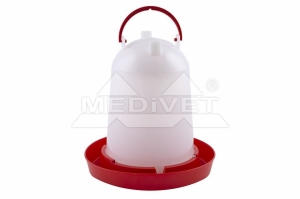 POIDŁO DLA DROBIU 10 L. ZAKRĘCANE Z RĄCZKĄ I KORKIEM 04-0151 ( drób pojenie )