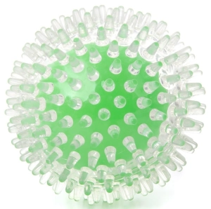 promo JK 45902 TPR PIŁKA Z KOLCAMI  9 CM ( pies koty zabawka aport gryzak czyścik )