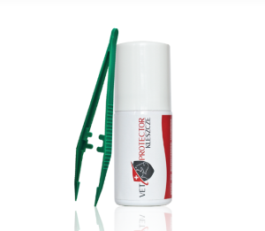 VET PROTECTOR KLESZCZE 9 ML ( psy koty ludzie ektopasożyty apteczka )