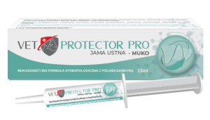VET PROTECTOR PRO JAMA USTNA - MUKO 15 ml ( psy koty stomattitis dziąsła pies ) 