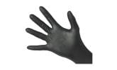 promo RĘKAWICE NITRYLOWE BEZPUDROWE DIAGNOSTYCZNE CZARNE M 100 sztuk ( covid chirurgia )  990718