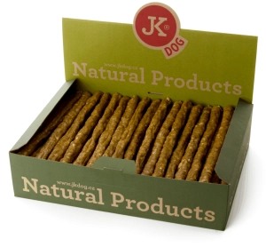 JK 45421 NATURAL PALUSZEK Z FLACZKAMI 50 SZTUK ( psy eco przekąska gryzak )