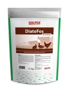 DOLFOS DIATOFOS 1 kg ( ektopasożyty zwalczanie ptaszyńca piórojady toksyny wszystkie gatunki zwierząt )