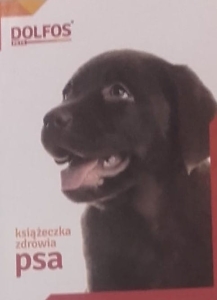DOLFOS KSIĄŻECZKA ZDROWIA PSA  ( pies dokumentacja psy )