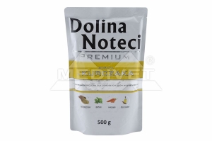 DOLINA NOTECI SASZETKA DLA PSA KURCZAK 500 G ( pies drób psy )