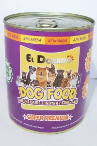 DOG FOOD INDYK / KURCZAK 850 G