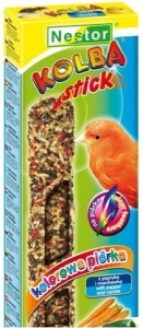 NESTOR KOLBA DLA KANARKA KOLOROWE PIÓRKA PAPRYKA ( ptaszki ozdobne ) 