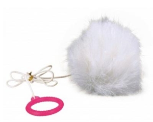 TRIXIE 4169 PIŁKA FUTRZANA NA GUMCE 7 CM 