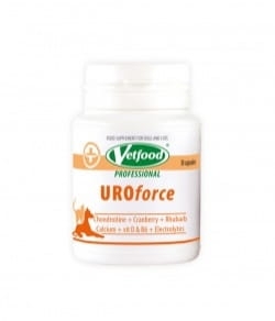 VETFOOD UROFORCE 30 CAPS DLA PSÓW I KOTÓW
