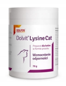 DOLVIT LYSINE CAT 70 g ( koty odporność kaliciviroza koci katar )