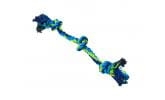 SZNUR DENTAL 3-WĘZEŁ KOLOR BLUE LIME  S 38 cm BUSTER  ( pies aportowanie psy koty ) 276551