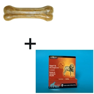 eZoo Kość prasowana 5cm + FIPREX XL GRATIS