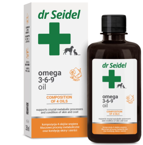 OMEGA 3-6-9 OIL 250 ml OLEJ WSPIERAJĄCY PROCESY METABOLICZNE ( pies koty psy apetyczny )