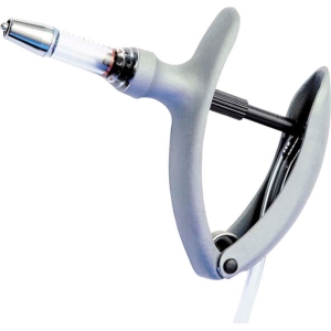 STRZYKAWKA AUTOMATYCZNA ECO-MATIC 5 ml Z NAKŁADKĄ NA BUTELKĘ LUER LOCK ( szczepienia w stadzie )  113125 