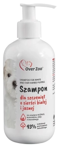 OVER SZAMPON DLA SZCZENIĄT BIAŁYCH / JASNYCH 250 ml ( pies kosmetyka psy )