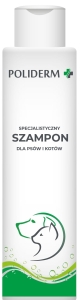 POLIDERM SZAMPON 250 ML ( psy koty inne zw. dermokosmetyk łupież pies )