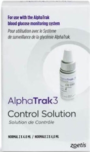 promo ALPHATRAK3 ROZTWÓR KONTROLNY 2 x 4 ML ( płyn kontrolny pies koty  glukometr psy )