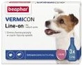 VERMICON LINE-ON DOGS S 3 x 1,5 ml PIPETY ( pies dimeticon pchły kleszcze psy )