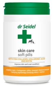 SKIN CARE SOFT PILLS 225 G ( pies skóra biotyna kolagen psy )