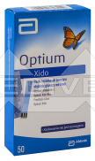PASKI DO GLUKOMETRU GLUCOSE OPTIUM XIDO 50 SZT. ( pies koty psy krew cukrzyca )