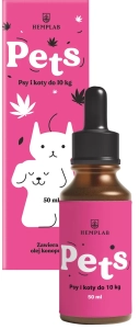 CANNABIUM PETS PSY I KOTY DO 10 kg 50 ml ( psy koty konopie canabis )