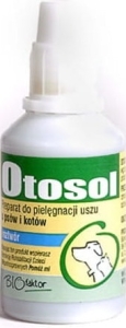 OTOSOL 100 ML PŁYN DO USZU DLA PSÓW I KOTÓW