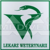 promo TABLICA INFORMACYJNA LEKARZ WETERYNARII 66 x 65 JEDNOSTRONNA ( prawidłowe oznakowanie placówki weterynaryjnej )