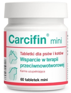 CARCIFIN MINI 60 tabl. ( psy koty nowotwory kacheksja pies )