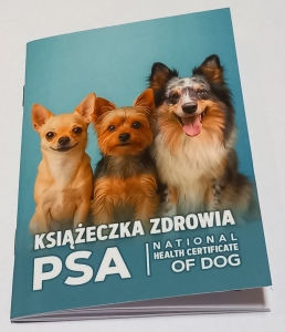 CLICK & GO KSIĄŻECZKA ZDROWIA PSA MAŁA RASA ( pies dokumentacja psy )