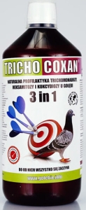 PATRON TRICHO-COXAN 1 L ( gołębie trichomonadoza pasożyty )