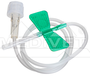 promo MOTYLEK 0,6 x 19 mm / NIEBIESKI 23 G / INFUZJI  ( pies koty psy nawadnianie ) 121716