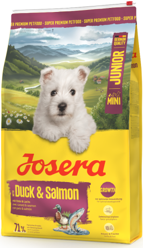 4032254785163_hund_josera_mini_junior_withducksalmon_10kg_sideview-left.png