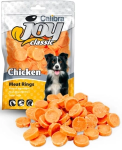 CALIBRA JOY DOG CLASSIC CHICKEN RINGS 80 G ( przekąska pies dental kurczak kółka talarki ) 101079