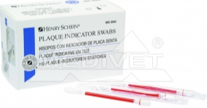 WSKAŹNIK DO WYBARWIANIA PŁYTKI NAZĘBNEJ 25 SZTUK ( pies koty diagnostyka stomatitis psy )